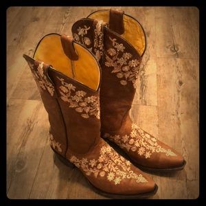 Original, Real Leather Cowgirl Boots from Texas!